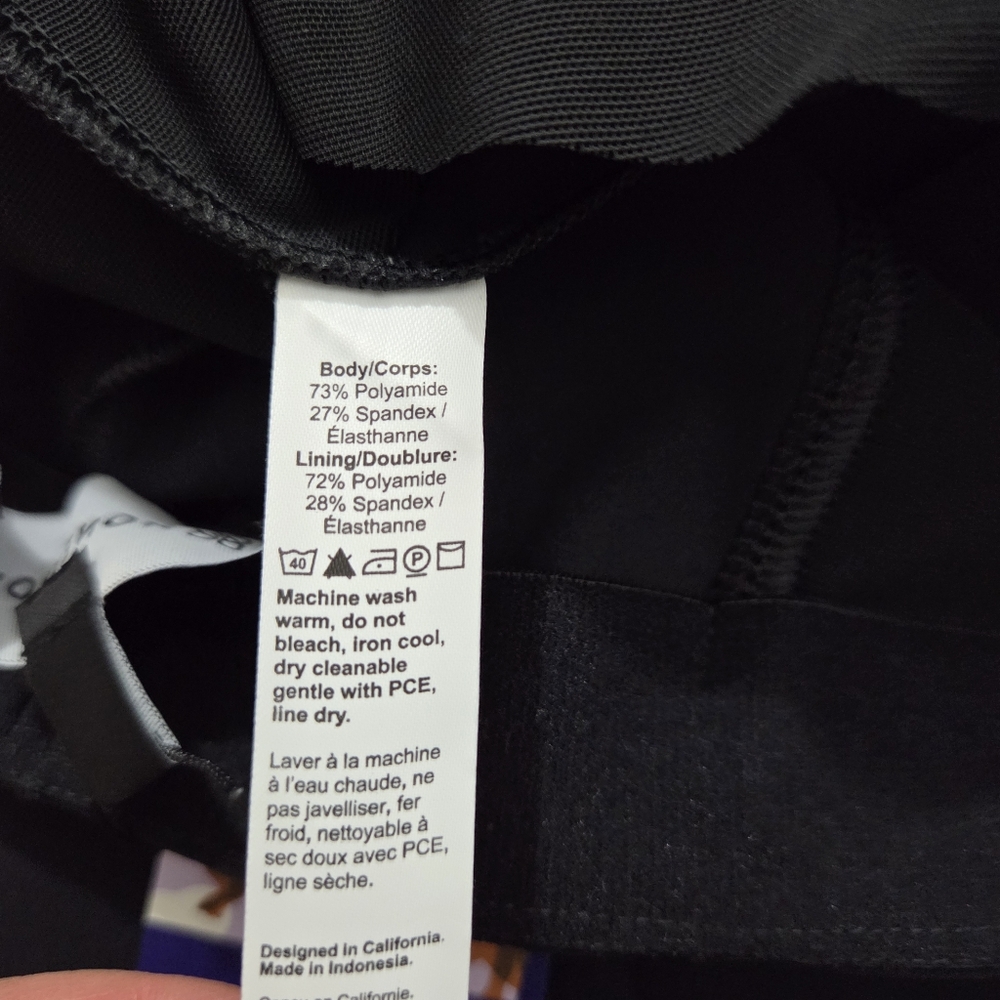 NWT Honeylove Perfectionist Pant Slimming Black Size Medium Pull On - Picture 11 of 12